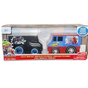 Marvel Super Hero Adventures Utility Vehicle 2-Pack- NEW